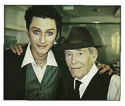 Keram and Peter O'Toole from the set of Rock My World